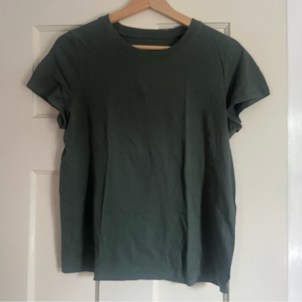 Madewell Green Cotton T-shirt